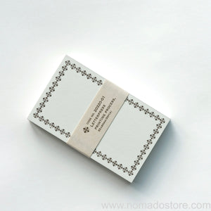 Classiky Letterpress Memo Cards (3 colours) 50pcs