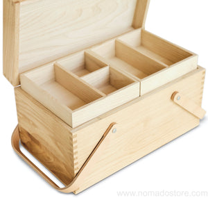 Classiky Chestnut wood Sewing Box