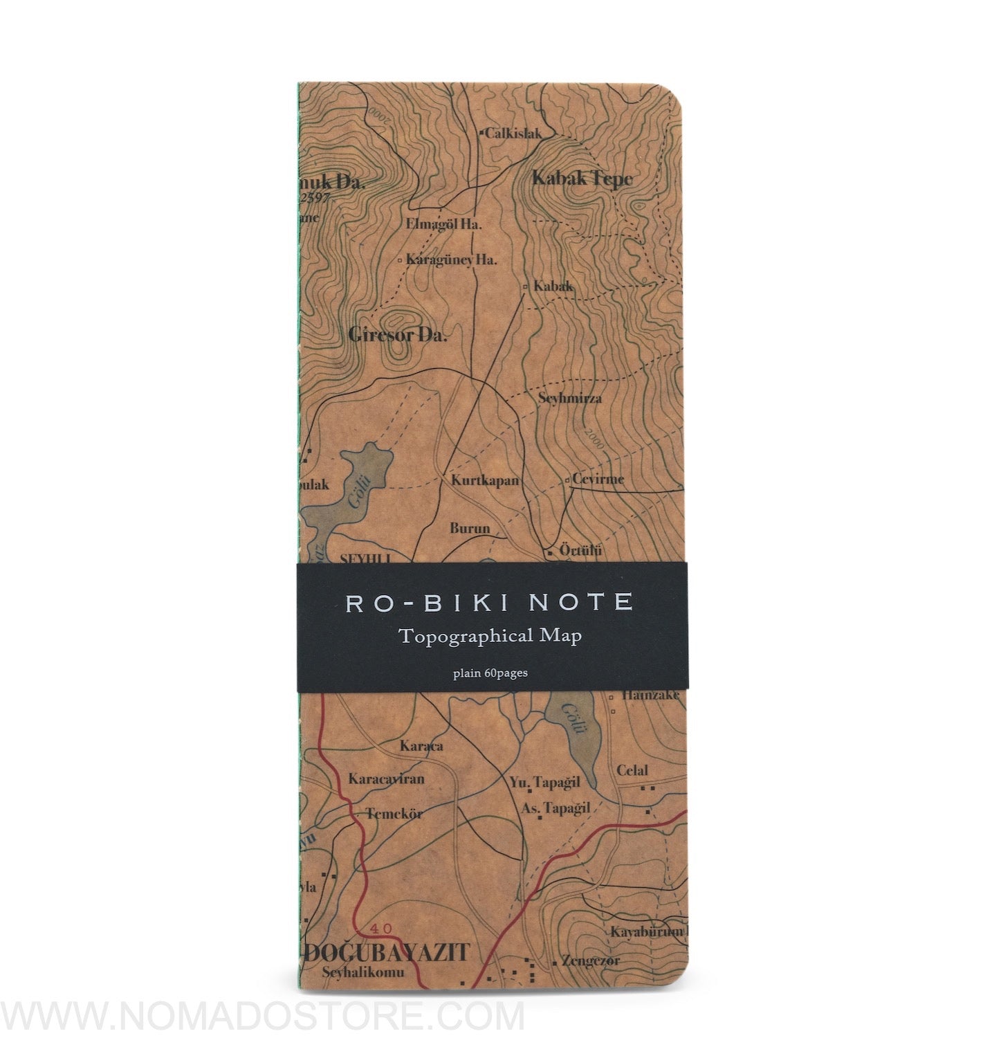 Yamamoto Paper "RO-BIKI NOTE" MAP SERIES Topographical Map Notebook