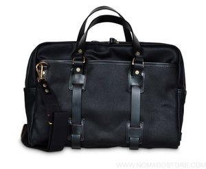 CROOTS VINTAGE CANVAS LAPTOP BAG (Black)