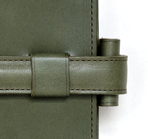 Ateliers Phileas Yokohama Leather A5 Notebook Cover (green)