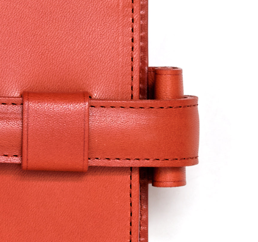 Ateliers Phileas Tokaido Leather Ring Organiser (burnt orange)