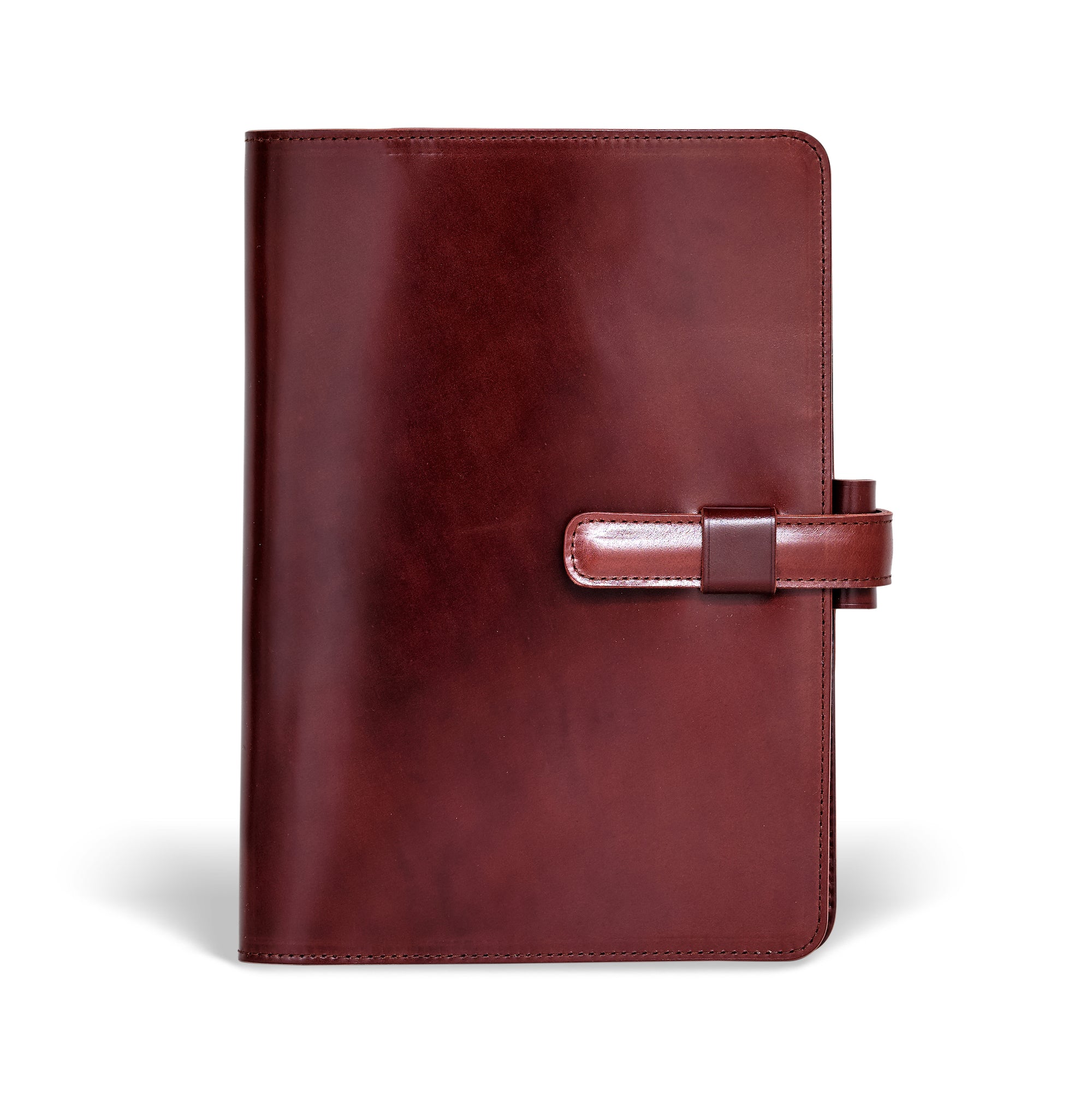 Ateliers Phileas Yokohama Shell Cordovan A5 Notebook Cover (burgundy)