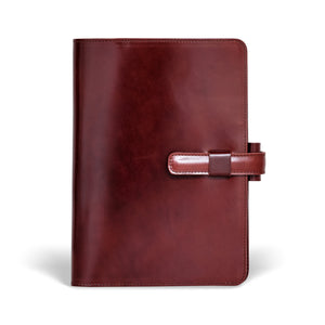 Ateliers Phileas Yokohama Shell Cordovan A5 Notebook Cover (burgundy)