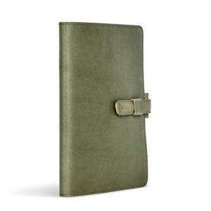 Ateliers Phileas Yokohama Leather A5 Notebook Cover (green)