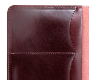 Ateliers Phileas Yokohama Shell Cordovan A5 Notebook Cover (burgundy)