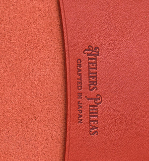 Ateliers Phileas Yokohama Leather A5 Notebook Cover (burnt orange)