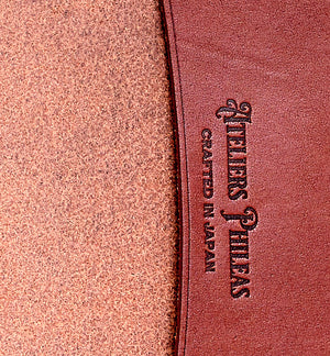 Ateliers Phileas Yokohama Leather A5 Notebook Cover (chestnut)