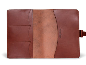 Ateliers Phileas Yokohama Leather A5 Notebook Cover (chestnut)