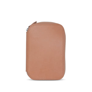 Ateliers Phileas Henro Leather Zipped Organiser (natural)