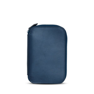 Ateliers Phileas Henro Leather Zipped Organiser (blue)