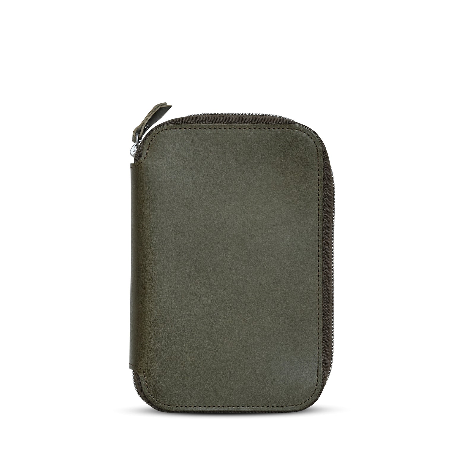 Ateliers Phileas Henro Leather Zipped Organiser (green)