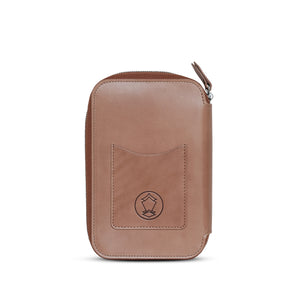 Ateliers Phileas Henro Cordovan Zipped Organiser (natural)