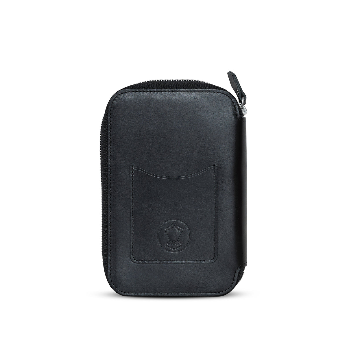 Ateliers Phileas Henro Leather Zipped Organiser (black)