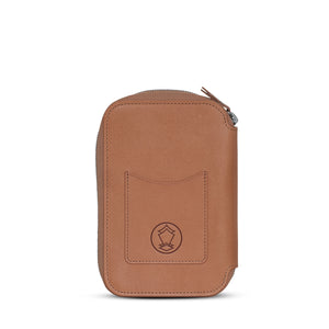 Ateliers Phileas Henro Leather Zipped Organiser (natural)