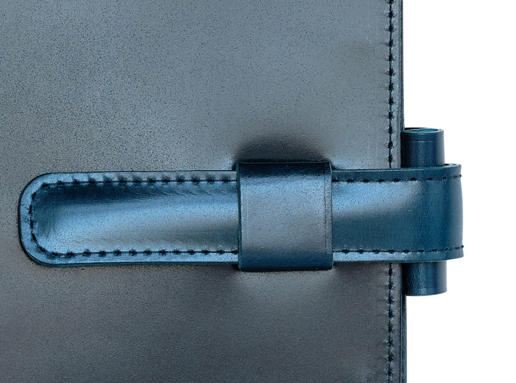 Ateliers Phileas Yokohama Shell Cordovan A5 Notebook Cover (blue)