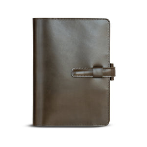 Ateliers Phileas Yokohama Shell Cordovan A5 Notebook Cover (olive)