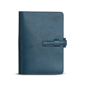 Ateliers Phileas Yokohama Leather A5 Notebook Cover (blue)