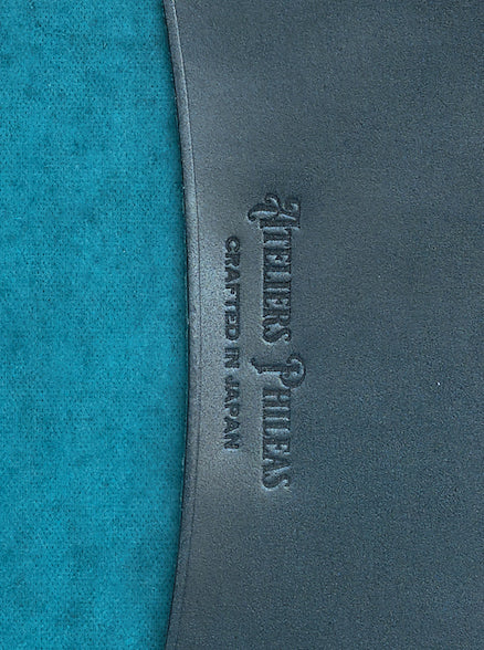 Ateliers Phileas Yokohama Shell Cordovan A5 Notebook Cover (blue)