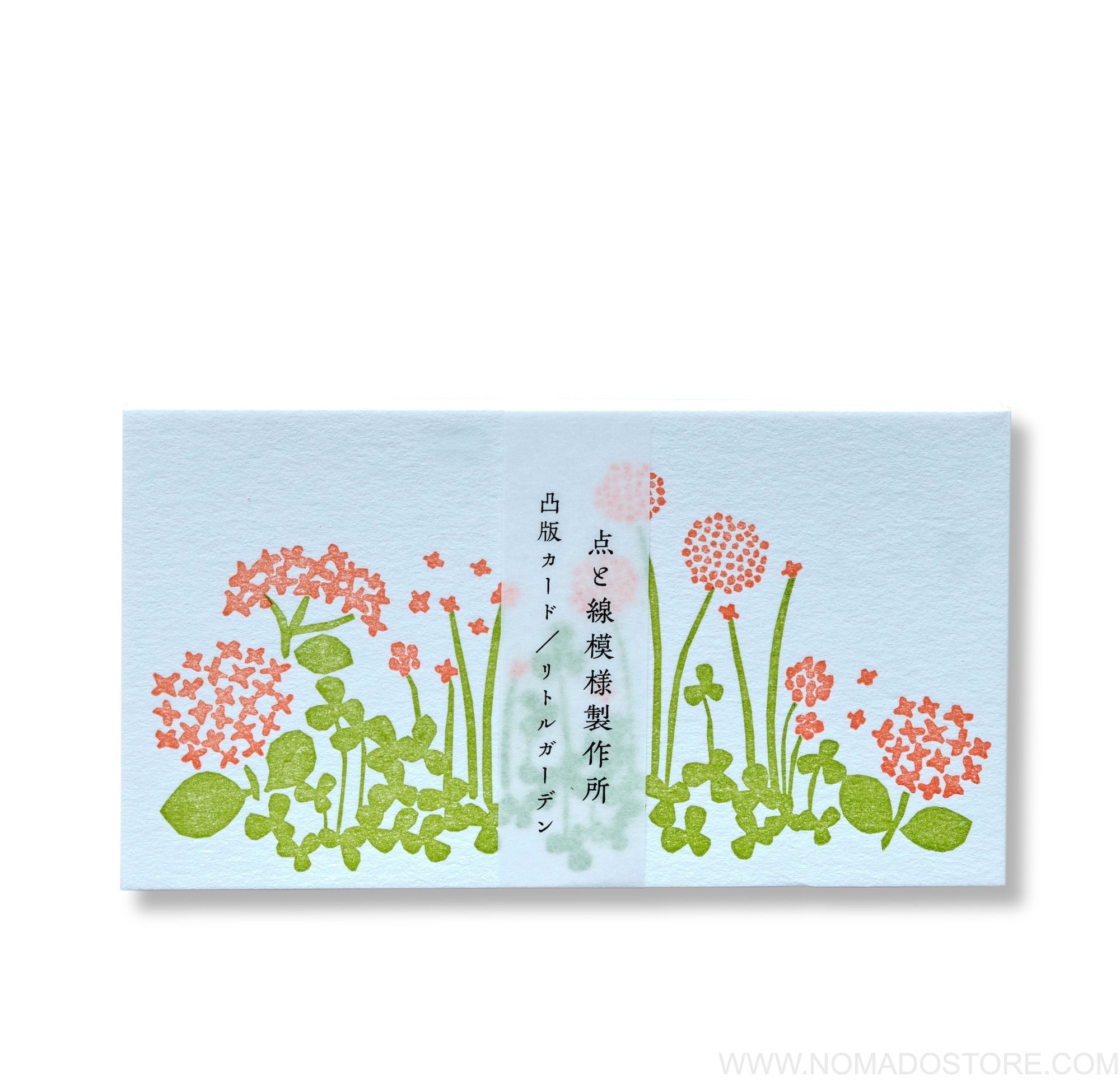 Ten to Sen Letterpress Label Cards Little Garden (20 pieces)