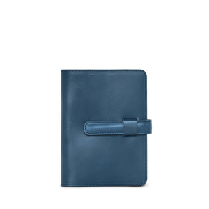 Ateliers Phileas Yokohama Leather A6 Notebook Cover (blue, orange, green)