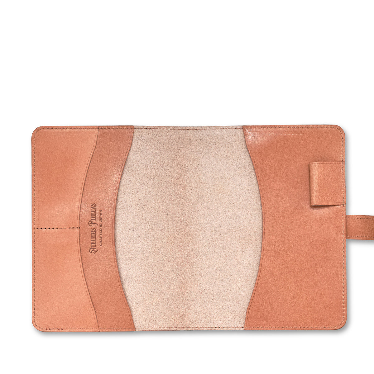 Ateliers Phileas Yokohama Leather A6 Notebook Cover (natural, brown, black)