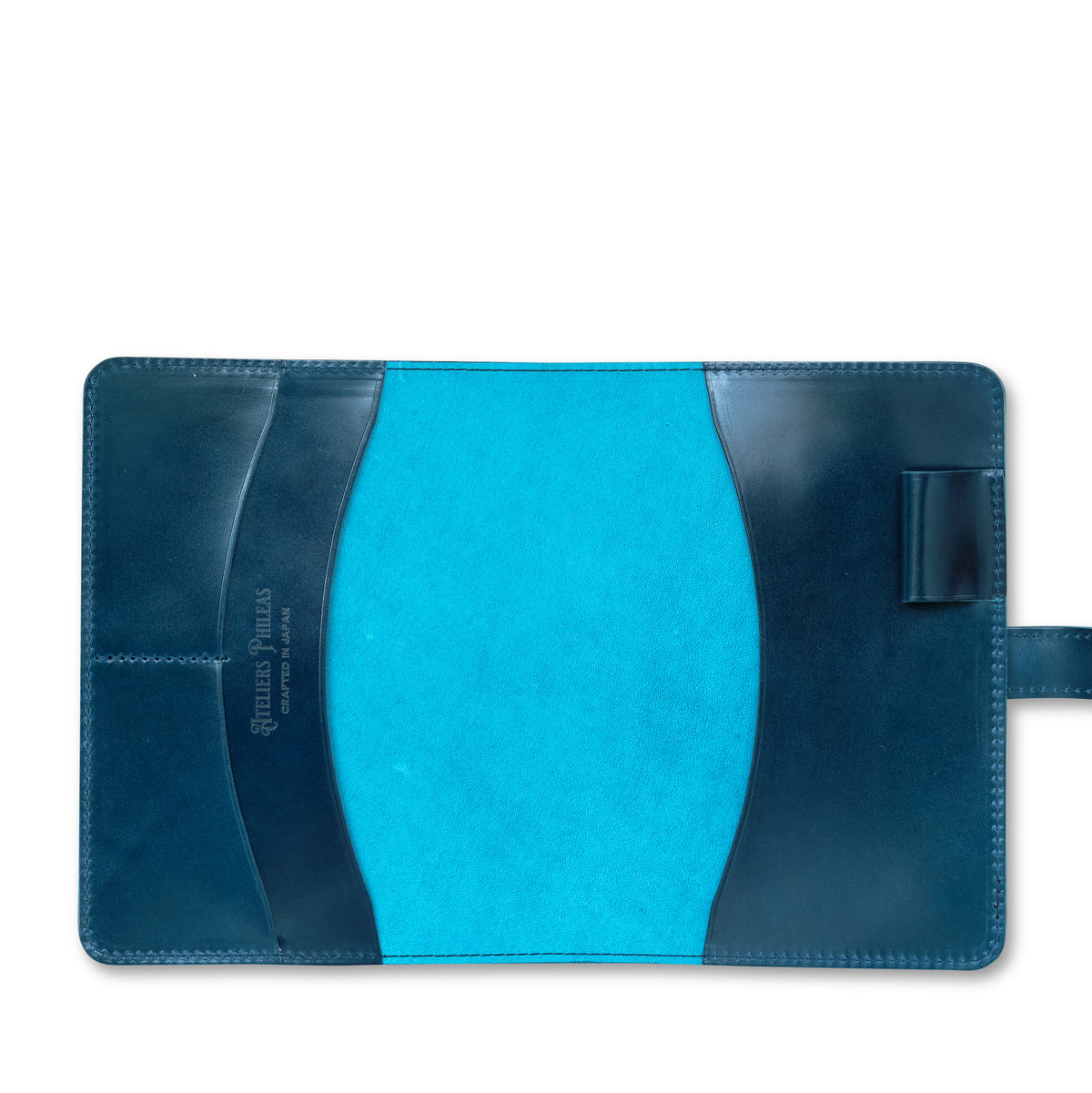 Ateliers Phileas Yokohama Shell Cordovan A6 Notebook Cover (natural, burgundy, black, blue)