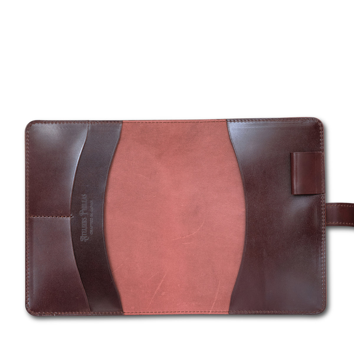 Ateliers Phileas Yokohama Shell Cordovan A6 Notebook Cover (natural, burgundy, black, blue)