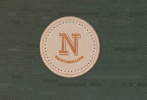 The Superior Labor Leather Patch pouch (khaki) 2 Sizes - NOMADO Store 