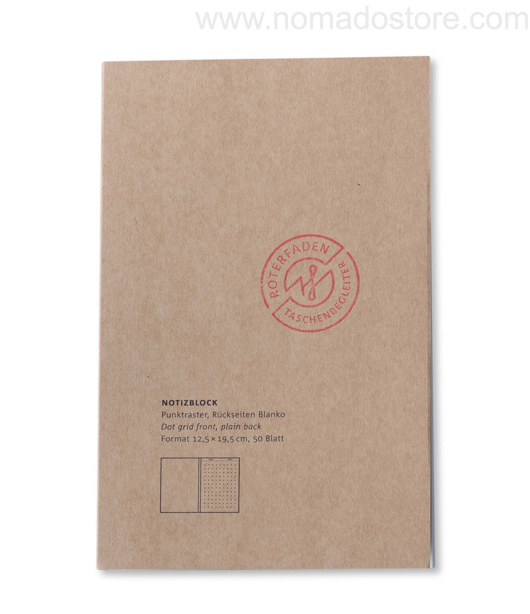 Roterfaden Smaller A5 Notepad (14x20cm) - NOMADO Store 