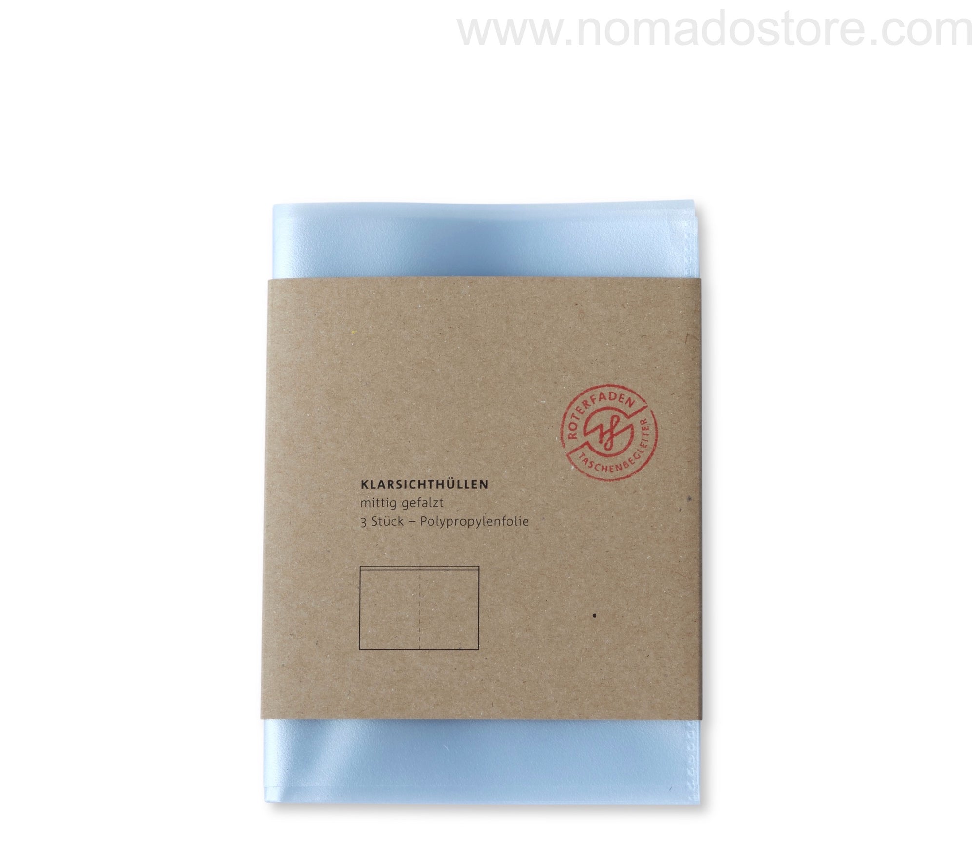 Roterfaden Sheet Protectors (3x) A6 - NOMADO Store 