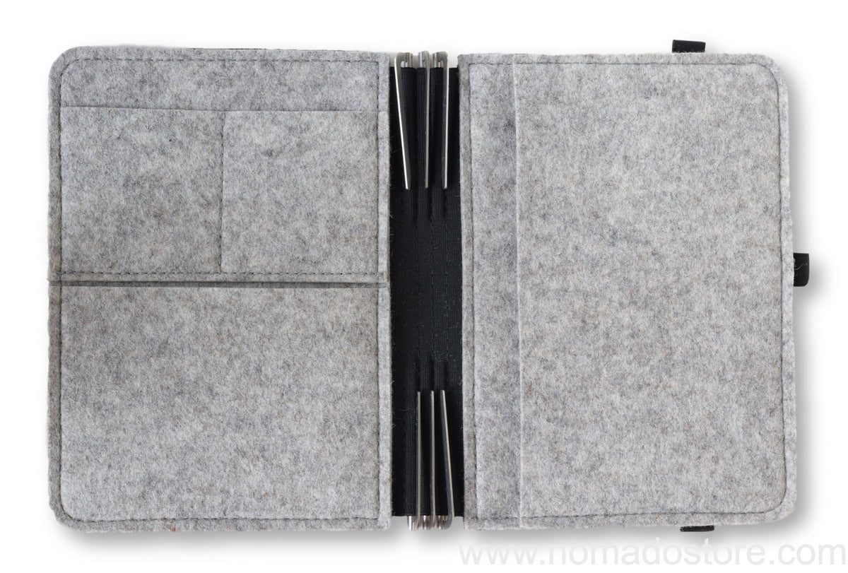 Roterfaden Taschenbegleiter (black/black) Generous A5 - NOMADO Store 