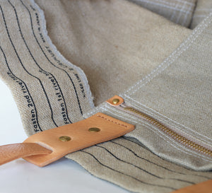 .urukust Canvas Tote Bag M (Natural/Black) - NOMADO Store 