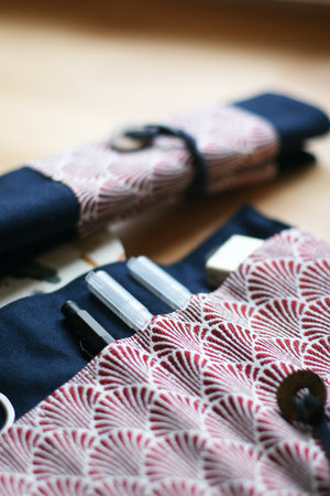 Daruma Factory x Nomado Store Pen Maki Navy/Red Fans