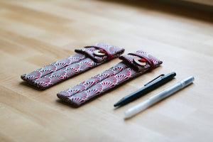 Daruma Factory x Nomado Store Pen Kimono (S or L) Red Fans/Red