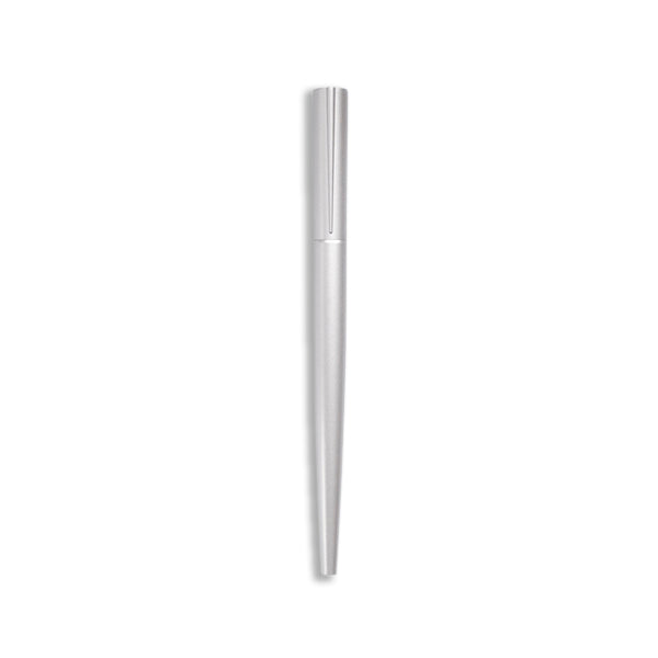 TEN Stationery Origin Fountain Pen (M/F) Silver - NOMADO Store 