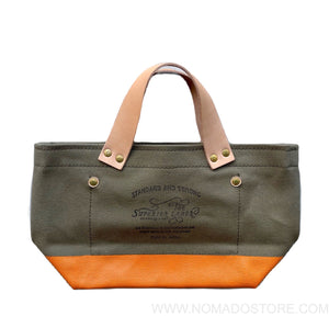 The Superior Labor Engineer Bag Petite Khaki/Orange paint