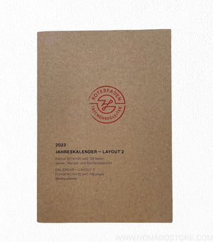 Roterfaden A5 2023 Diary (14x20cm) 2 Layouts