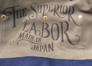 The Superior Labor Engineer Tote bag S khaki body navy paint - NOMADO Store 