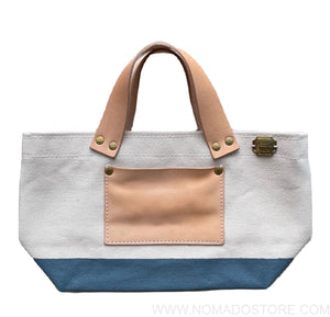 The Superior Labor Engineer Bag Petite Natural/Bluegrey Paint