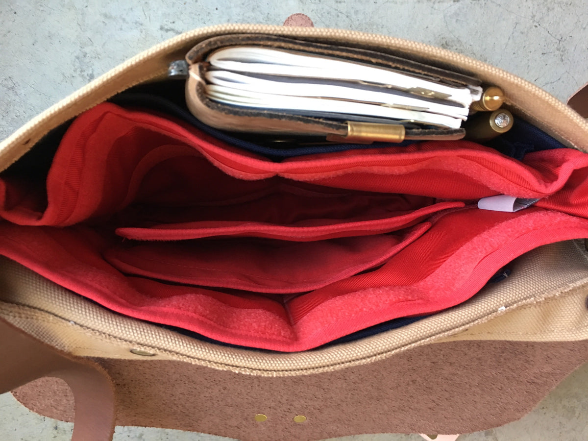 Brown Bag Insert Sundries Organizer Purse Organizer Insert, Felt Bag  Organizer With Zipper For Handbag Tote Bag
