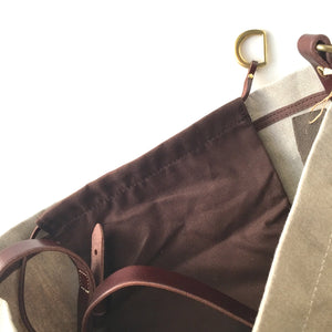 Marineday Airship Linen Canvas Shoulder Bag (Natural) - NOMADO Store 