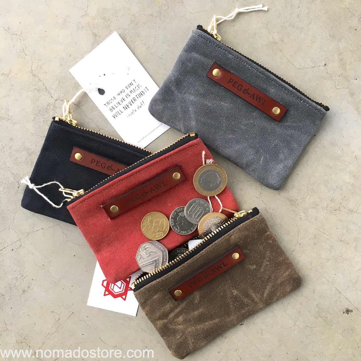 Peg and Awl No. 1 The Spender Pouch - 4 Colours - NOMADO Store 