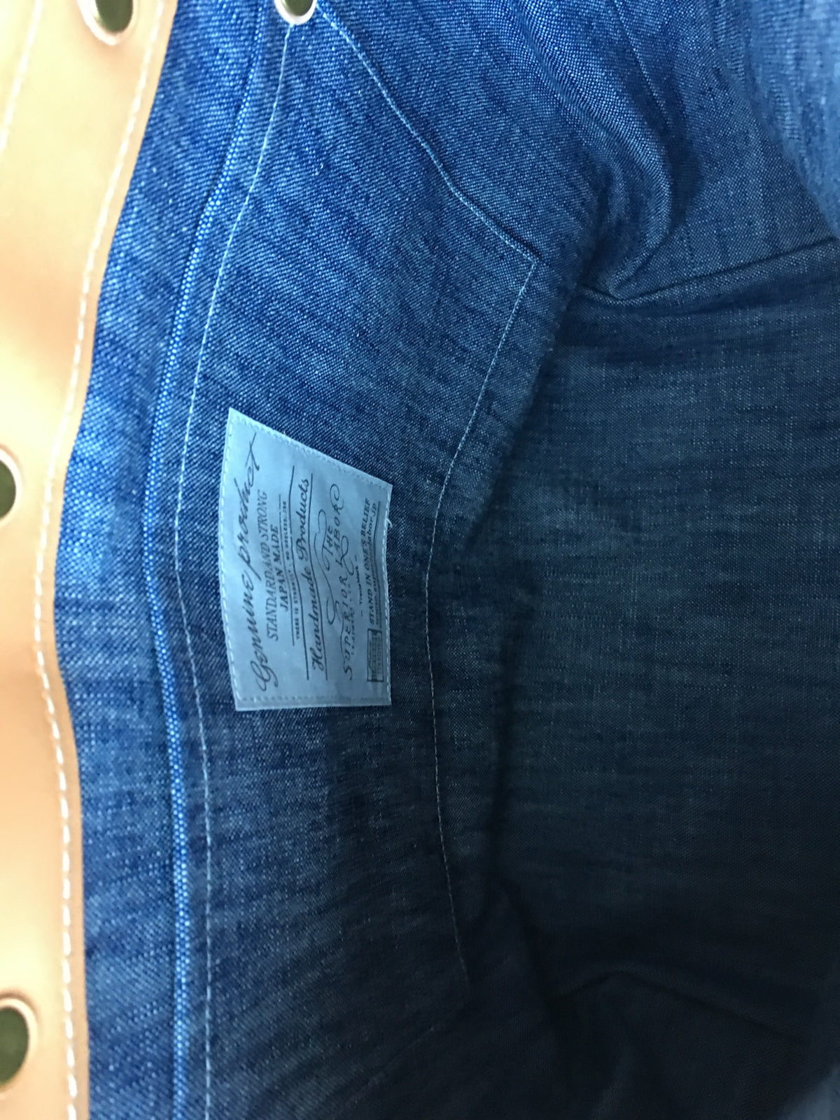 Superior Labor x Nomado Store Paint Shoulder Bag Large - All Leather (Natural) - NOMADO Store 