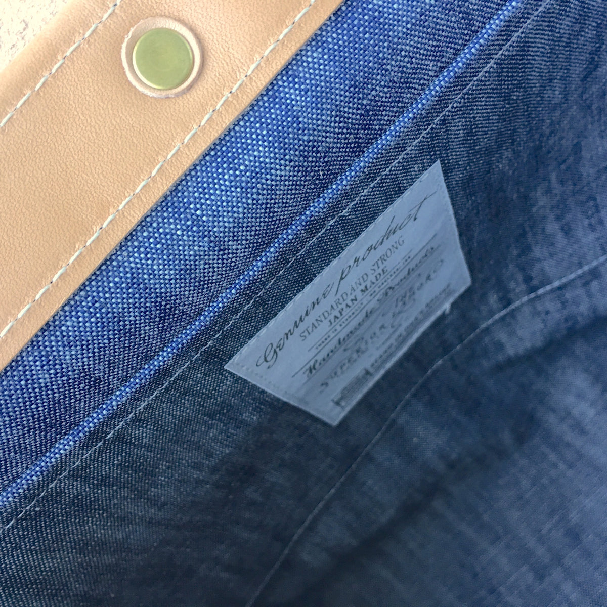 Superior Labor x Nomado Store Paint Shoulder Bag Large - All Leather (Natural) - NOMADO Store 