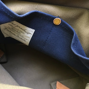 Superior Labor x Nomado Store Engineer Tote Bag Compact SE (khaki/leather)