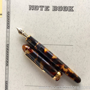 Platinum #3776 Century Celluloid Tortoiseshell Fountain Pen - NOMADO Store 