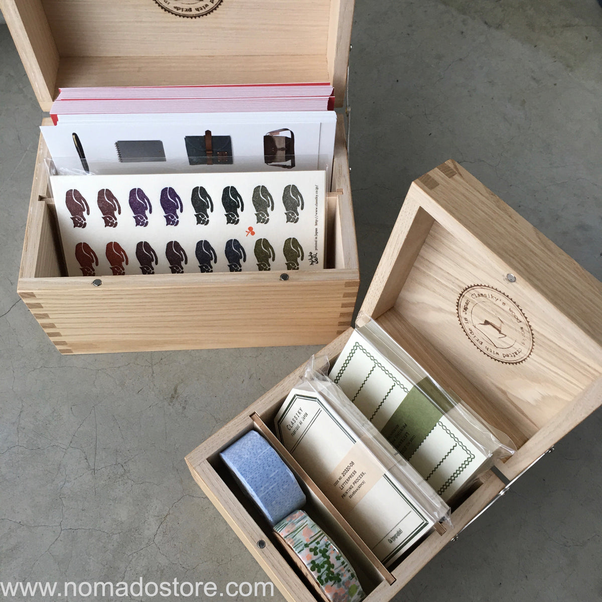 Classiky Chestnut wood Sewing Box - NOMADO Store