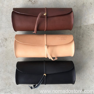 The Superior Labor leather drum pen case - NOMADO Store 
