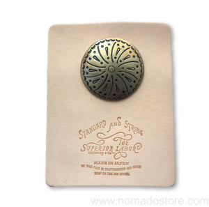 The Superior Labor Brass Circle  Concho (2 sizes/designs) - NOMADO Store 